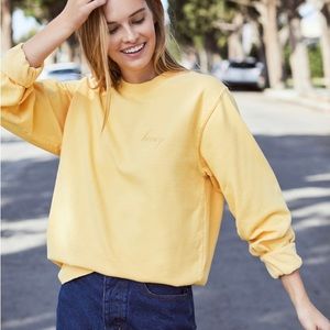 Pacsun John Galt Honey Sweatshirt
